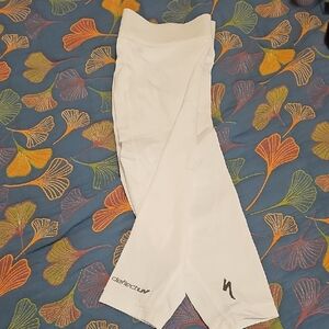 White Specialized Arm Warmers XL